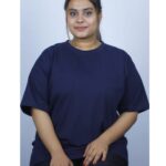 women-navyblue-oversized-premium-tshirt