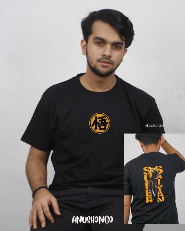 Goku-Both Side Print - UNISEX T-Shirt - Image 3