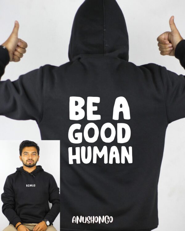 Hoodie-(UNISEX)-Be a Good Human - Both Sides Print