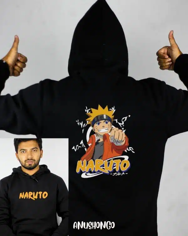 Hoodie-(UNISEX)- Naruto Anime - Both Sides Print