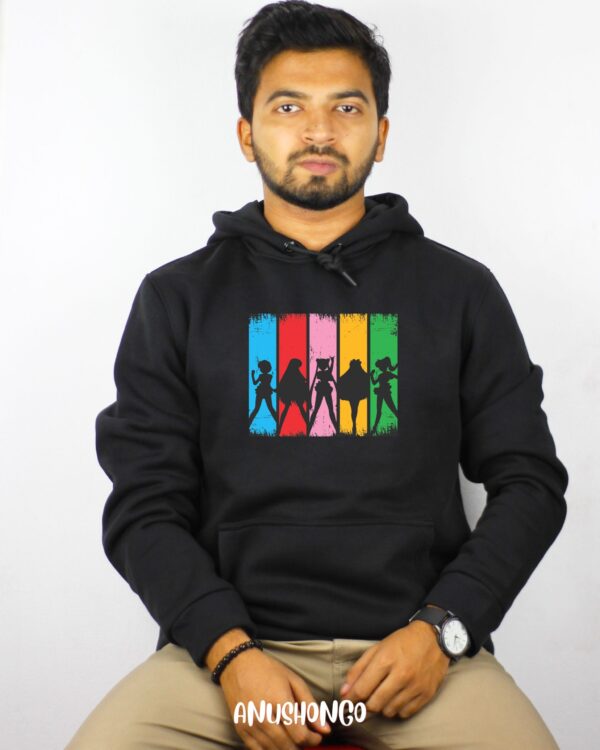Hoodie-(UNISEX)- Sailor Moon - Front Side Print