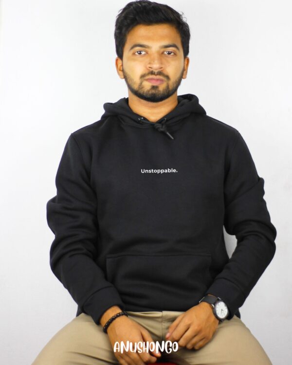 Hoodie-(UNISEX)- Unstoppable - Front Side Print