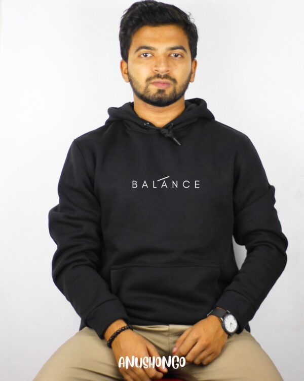 Hoodie-(UNISEX)- BALANCE - Front Side Print