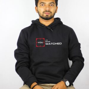Hoodie-(UNISEX)- You are being watched - Front Side Print