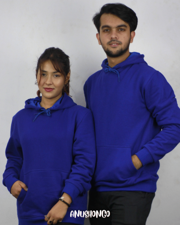 Hoodie-(UNISEX)- Solid Midnight Blue