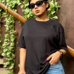 women-black-oversized-premium-tshirt