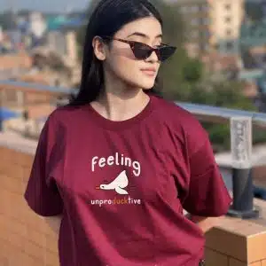 Feeling Unproductive Maroon