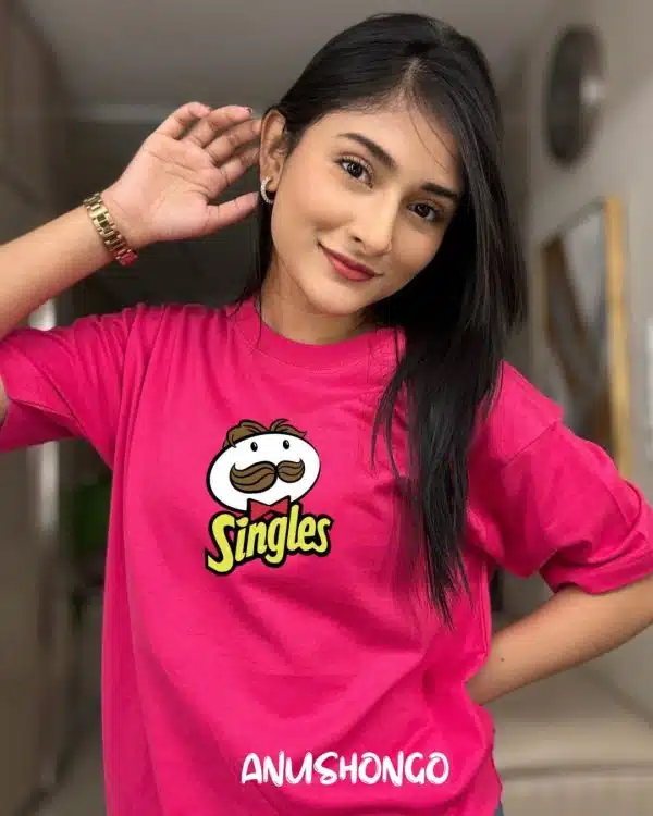 Singles T-Shirt Pink