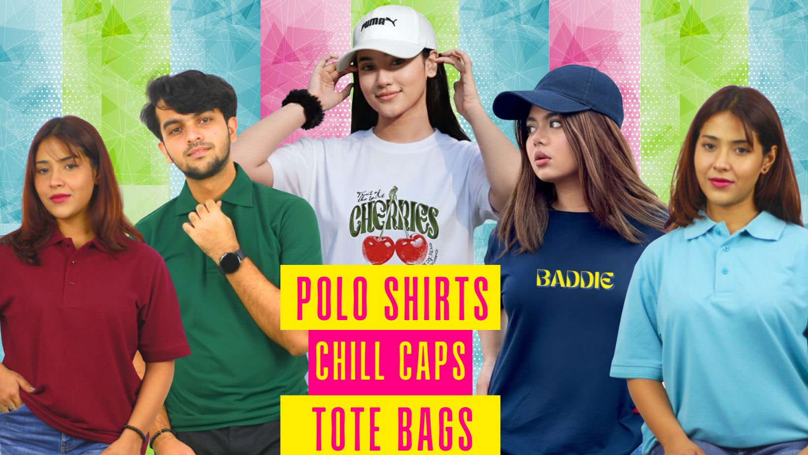 Tote bags, Cap, Polo cover