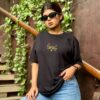GROOVY TIPPY HEART - Black
