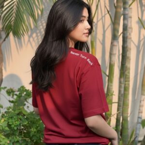 Never Turn back maroon