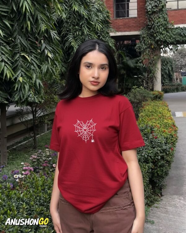 Spider Heart - Maroon